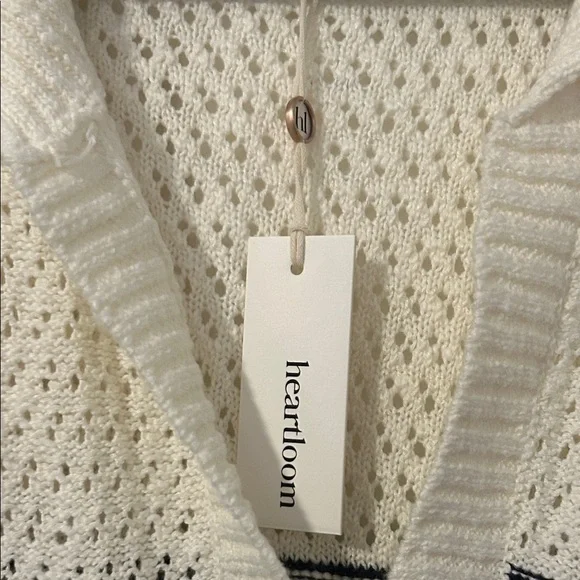 Heartloom Cream and Black Striped Sweater - Picture 7 of 7